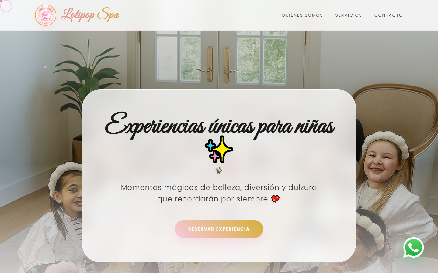 Captura del proyecto Lolipop Spa